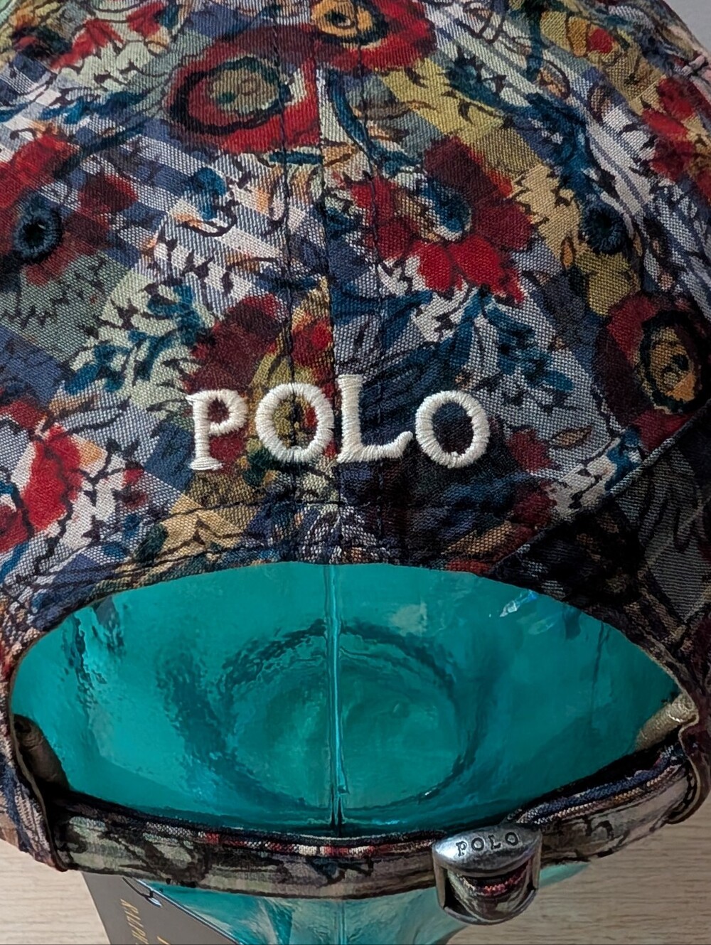 Polo By Ralph Lauren Patchwork Madras Ball Cap - Picture 9 of 11